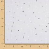 Percal Estampado Confeti Gris - Ribes y Casals