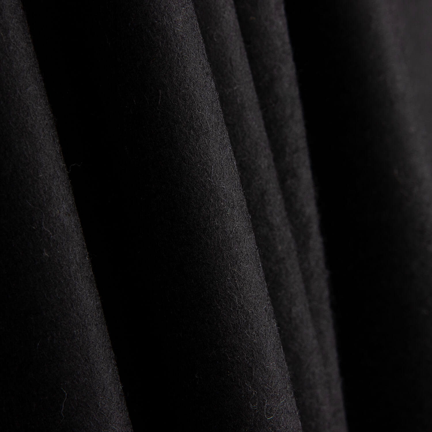 Abrigo Paño de Lana Negro - Ribes y Casals