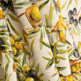 Loneta Estampada Aceitunas y Aceite de Oliva - Ribes y Casals