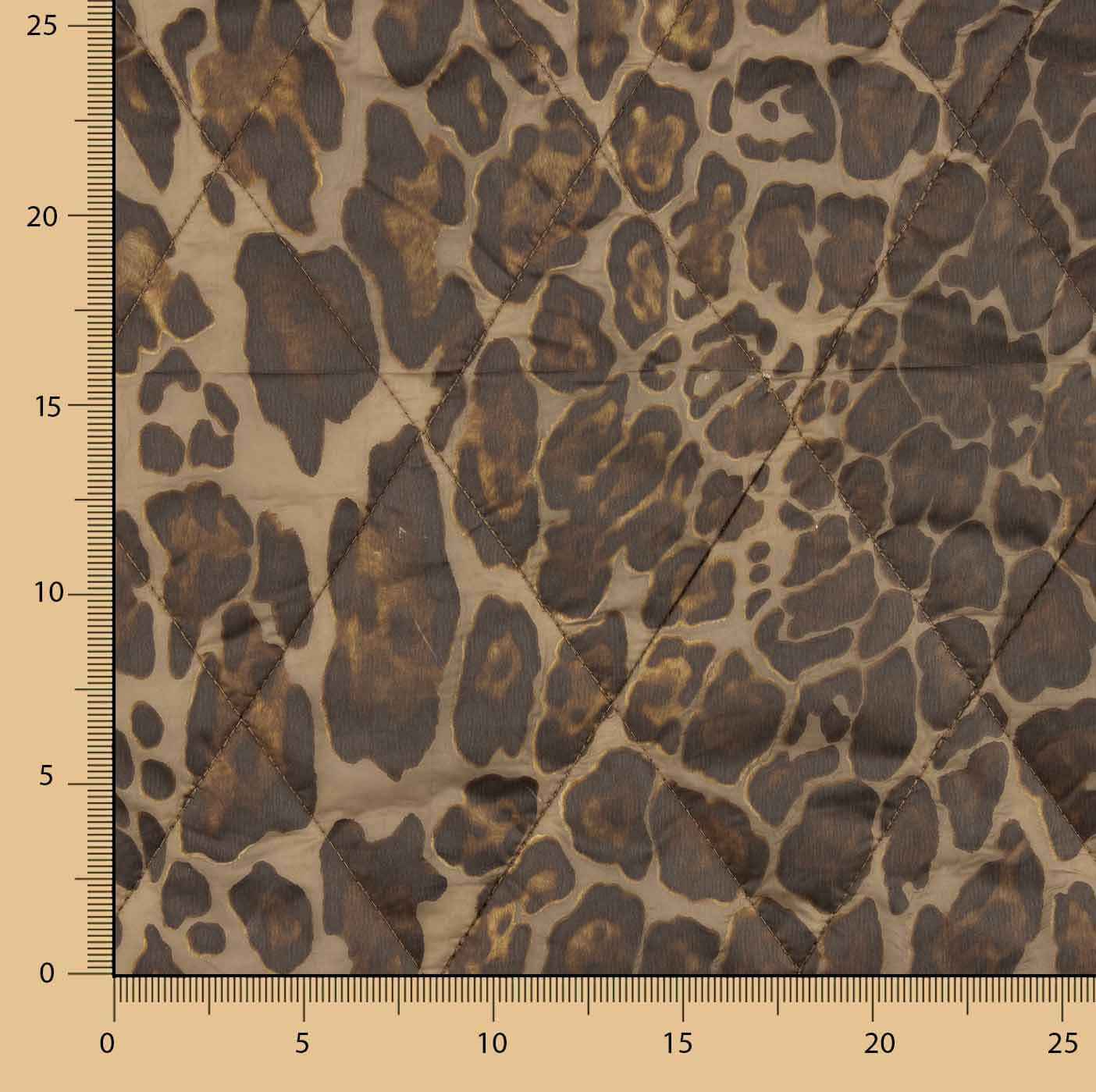 Acolchada Ligera Doble Cara Animal Print y Ocre - Ribes y Casals