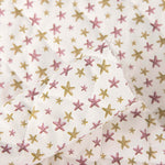 Acolchada Popelín Estrellas Rosas - Ribes y Casals