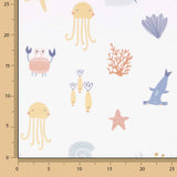 Percal Estampado Animales Marinos - Ribes y Casals