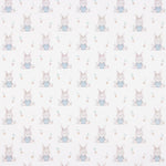 Percal Estampado Conejitos Azul - Ribes y Casals