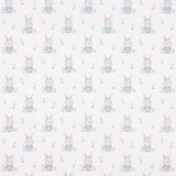 Percal Estampado Conejitos Azul - Ribes y Casals