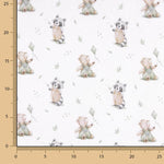 Percal Estampado Ositos y Mapaches Cometa - Ribes y Casals