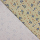 Percal Estampado Florecitas Azul y Rosa - Ribes y Casals