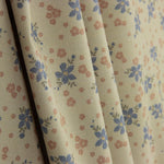 Percal Estampado Florecitas Azul y Rosa - Ribes y Casals