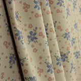 Percal Estampado Florecitas Azul y Rosa - Ribes y Casals