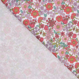 Percal Estampado Jardín Floral Rosa - Ribes y Casals