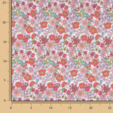 Percal Estampado Jardín Floral Rosa - Ribes y Casals