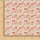 Percal Estampado Flores Silvestres Rosa - Ribes y Casals