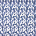 Percal Estampado Geométrico Retro Azul - Ribes y Casals