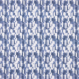 Percal Estampado Geométrico Retro Azul - Ribes y Casals