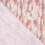 Percal Estampado Geométrico Retro Rosa - Ribes y Casals