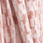 Percal Estampado Geométrico Retro Rosa - Ribes y Casals