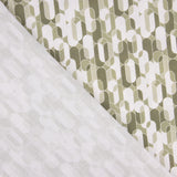 Percal Estampado Geométrico Retro Beige - Ribes y Casals