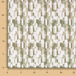 Percal Estampado Geométrico Retro Beige - Ribes y Casals
