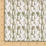 Percal Estampado Geométrico Retro Beige - Ribes y Casals
