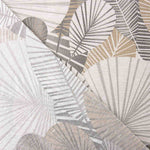 Mantel Resinado Hojas Geométricas Beige y Gris - Ribes y Casals