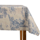 Mantel Resinado Toile Nature Azul - Ribes y Casals