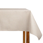 Mantel Anti Manchas Vichy Beige - Ribes y Casals