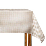 Mantel Anti Manchas Vichy Beige - Ribes y Casals