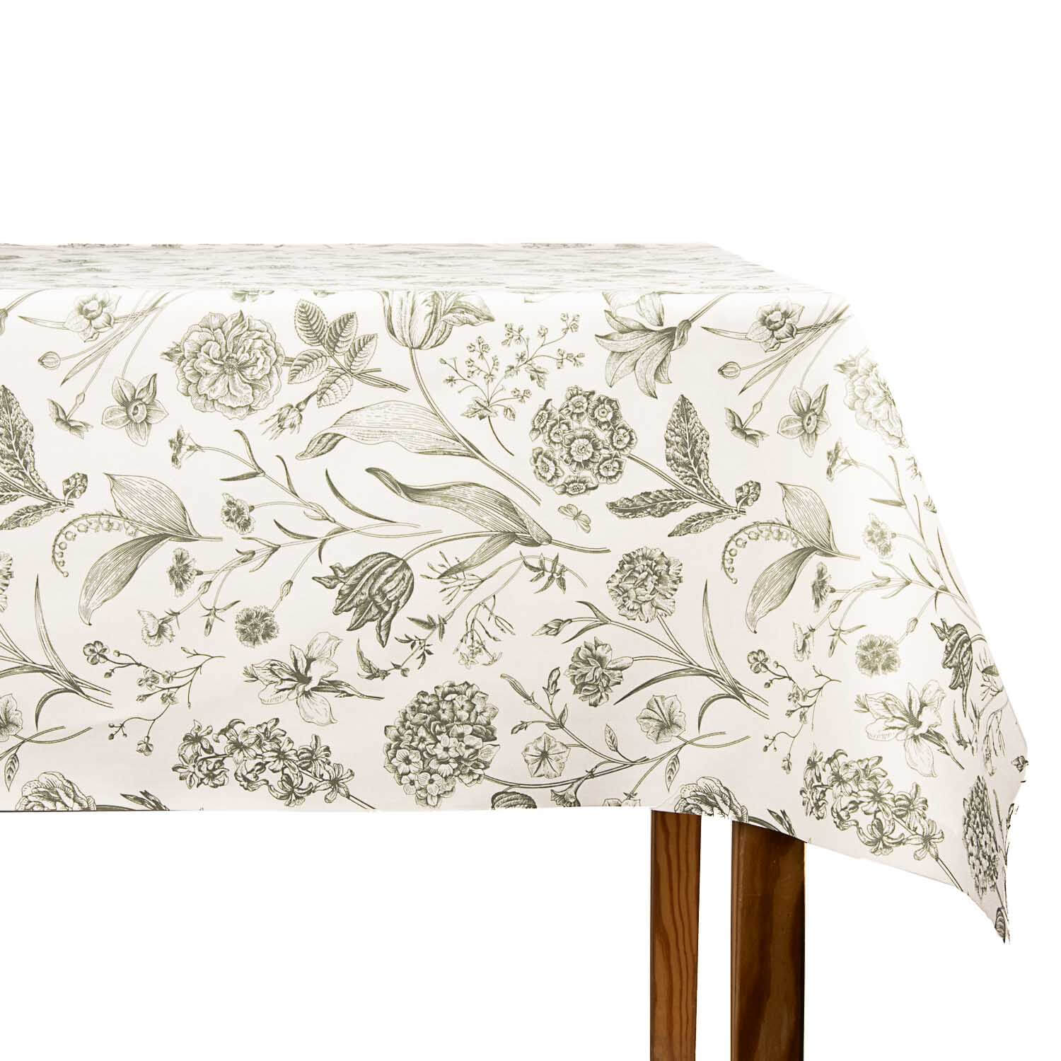 Resinada Antimanchas Floral Botánico Verde - Ribes y Casals