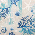 Mantel Resinada Marino Corales Azul - Ribes y Casals