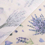Mantel Resinada Lavanda Corazones - Ribes y Casals