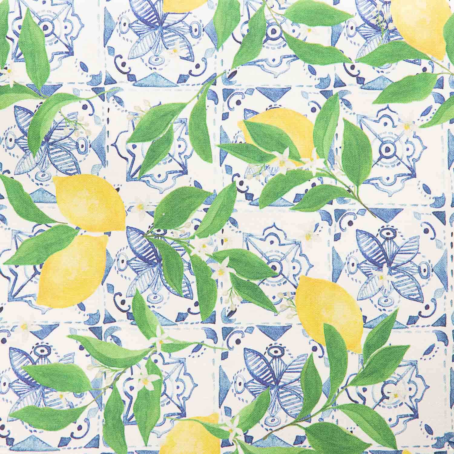 Resinada Antimanchas Limones Azulejos - Ribes y Casals