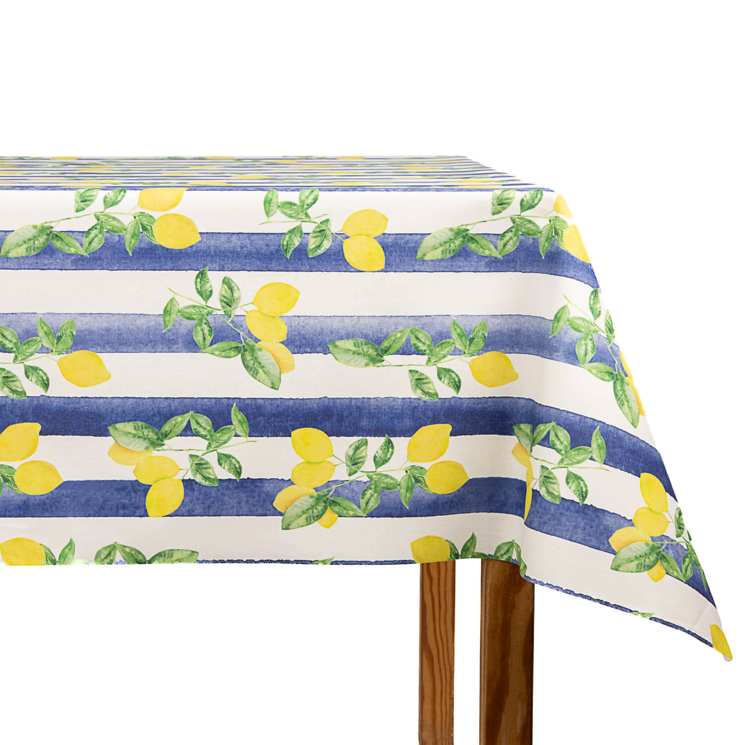 Resinada Antimanchas Limones Rayas Azules - Ribes y Casals