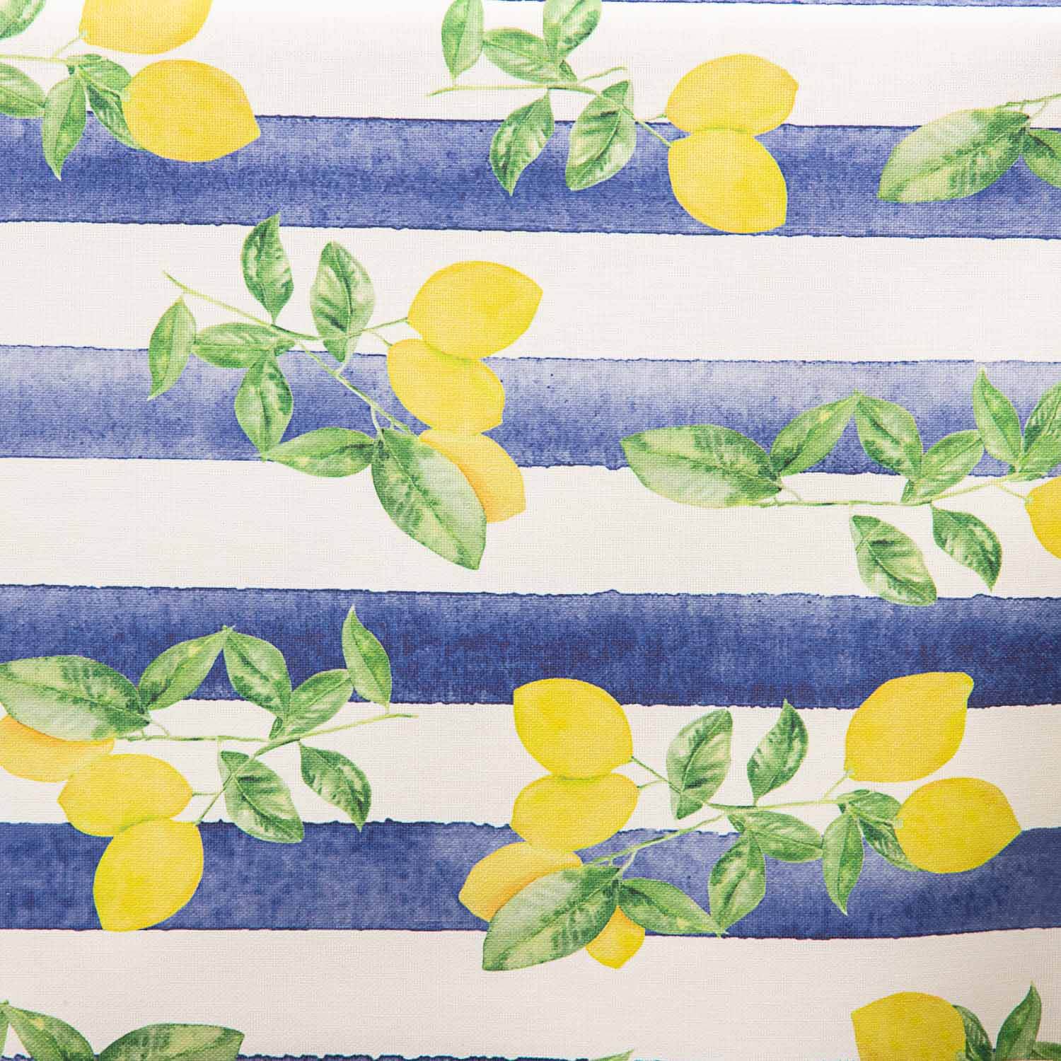 Resinada Antimanchas Limones Rayas Azules - Ribes y Casals