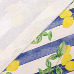 Resinada Antimanchas Limones Rayas Azules - Ribes y Casals