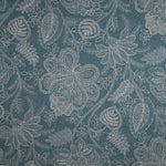Loneta Efecto Lino Floral Provenzal Azul - Ribes y Casals