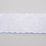 Tira de Batista Blanco y Azul 30 mm - Ribes y Casals