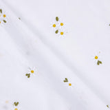 Batista Algodón Bordada Margaritas Blanca - Ribes y Casals