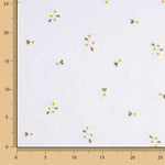 Batista Algodón Bordada Margaritas Blanca - Ribes y Casals