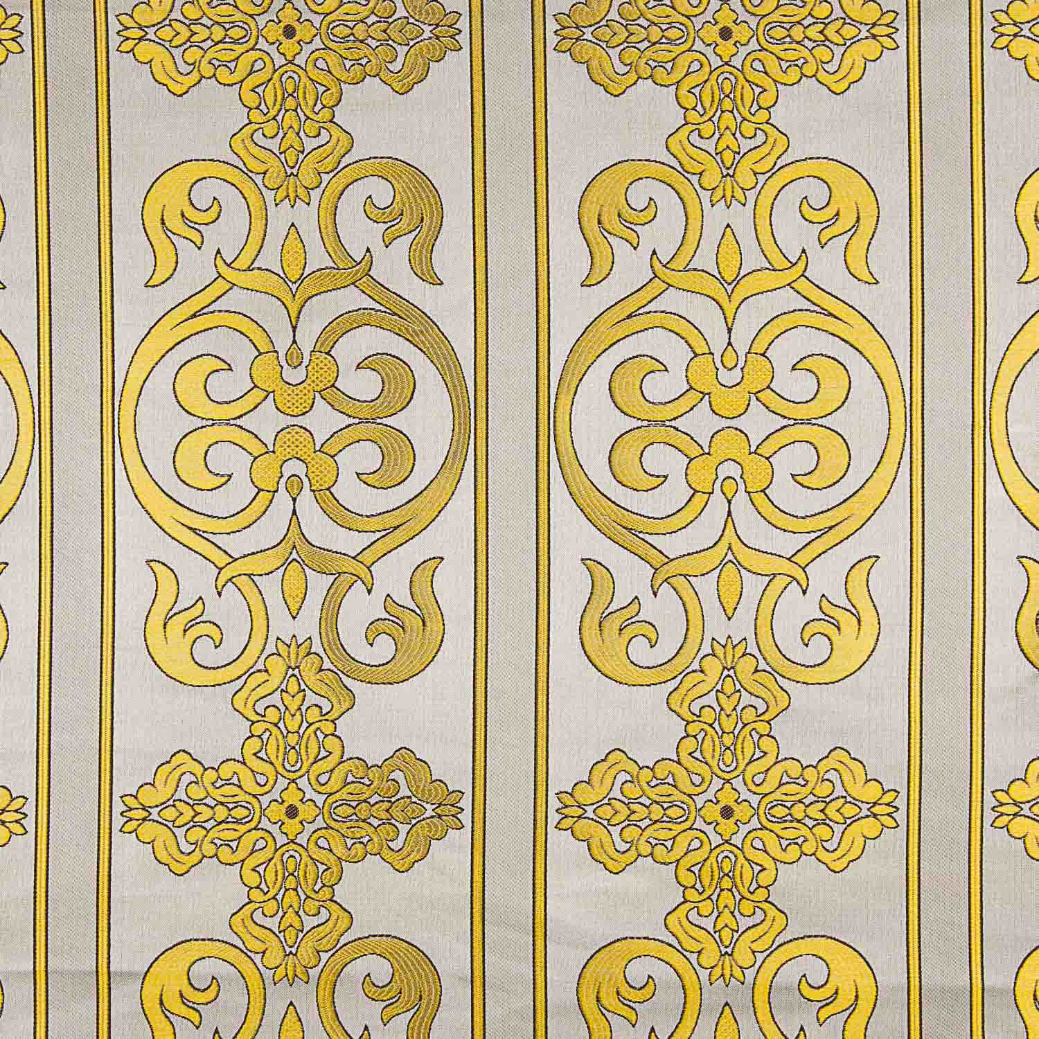 Brocado Barroco Gris Oro - Ribes y Casals