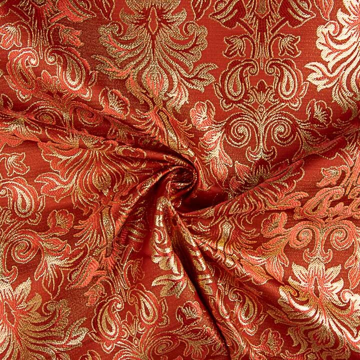 Brocado Versailles Rubí y Oro - Ribes y Casals