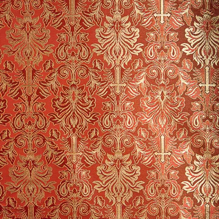 Brocado Versailles Rubí y Oro - Ribes y Casals