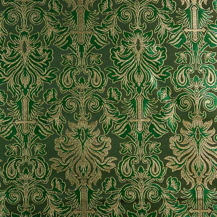 Brocado Versailles Verde y Oro - Ribes y Casals