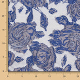 Brocado Royal Bloom Azul Zafiro - Ribes y Casals