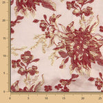 Brocado Jardín Imperial Burdeos y Oro - Ribes y Casals