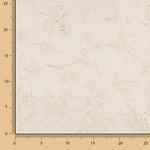 Brocado Floral Clásico Marfil Oro - Ribes y Casals