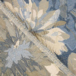 Brocado Floral Margaritas Azul y Dorado - Ribes y Casals