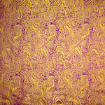 Jacquard Morada con Lúrex Cachemire Dorado - Ribes y Casals