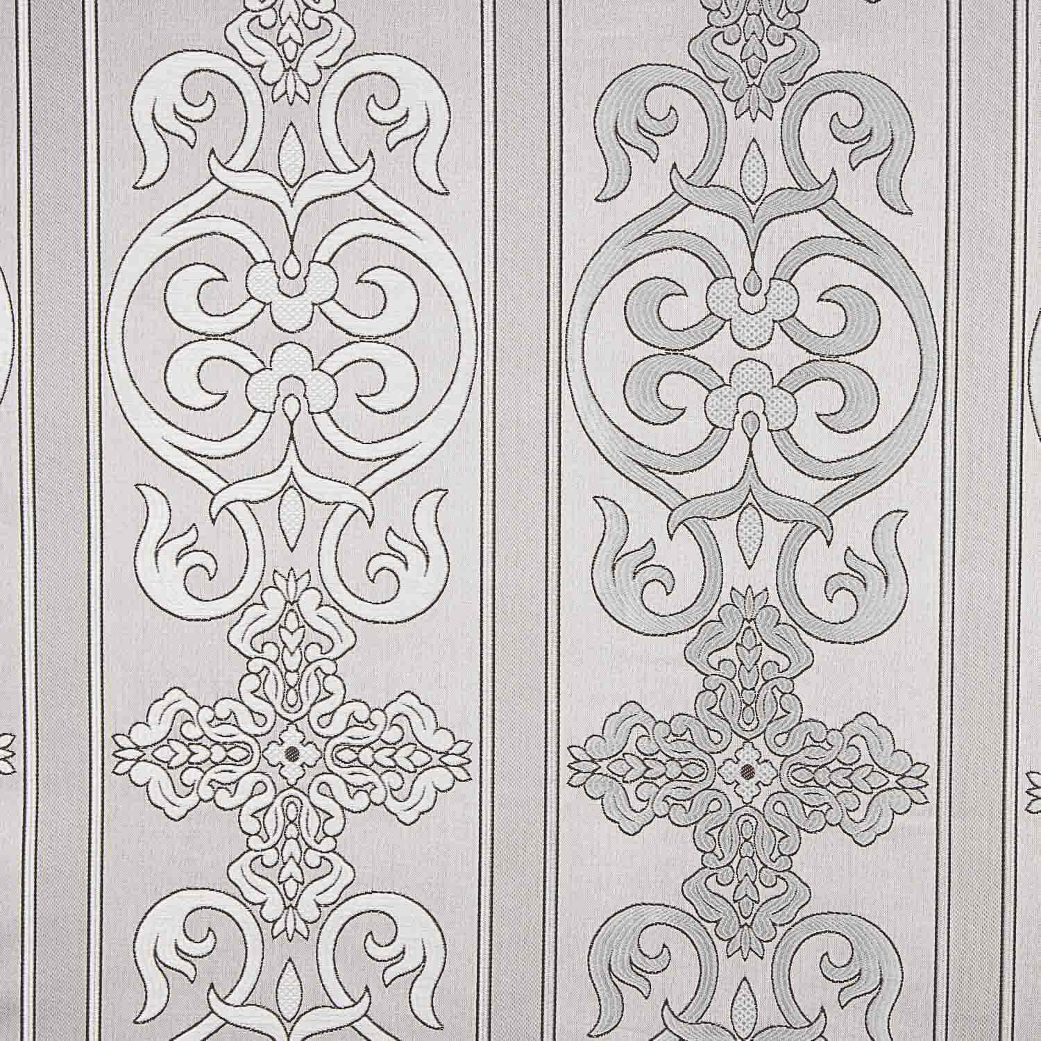 Brocado Barroco Gris Plata - Ribes y Casals