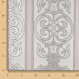 Brocado Barroco Gris Plata - Ribes y Casals