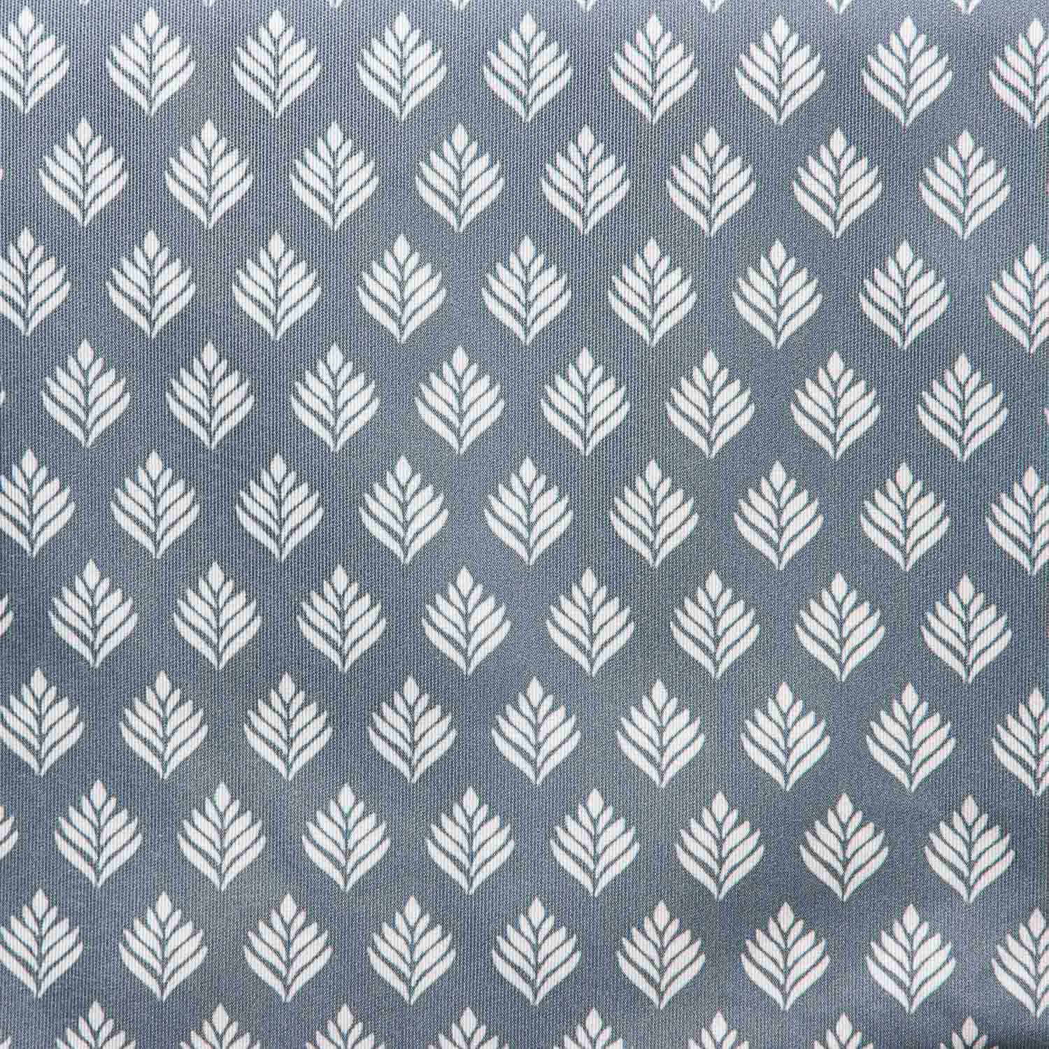 Mantel Resinado Antimanchas Leaf Gris Azulado - Ribes y Casals