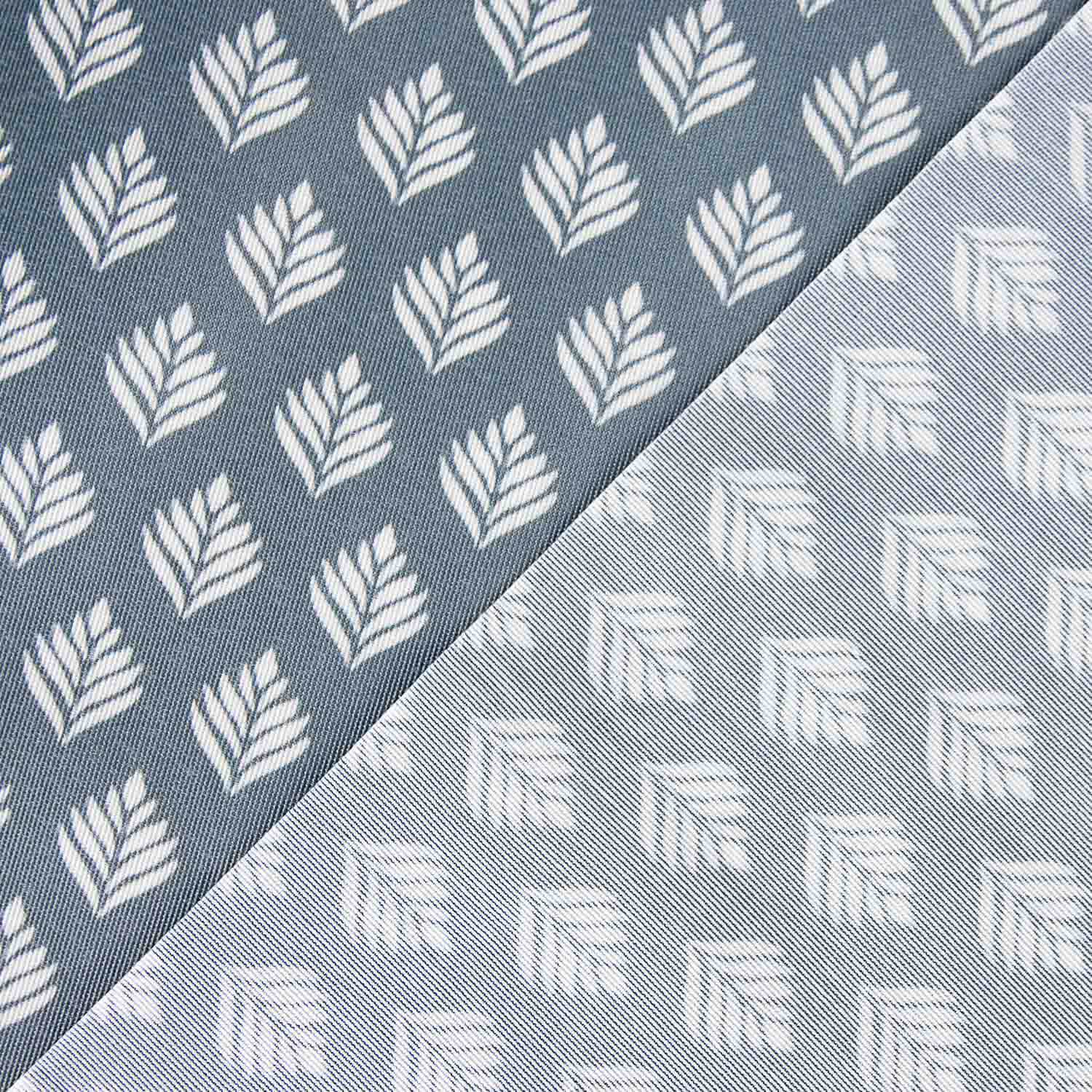 Mantel Resinado Antimanchas Leaf Gris Azulado - Ribes y Casals